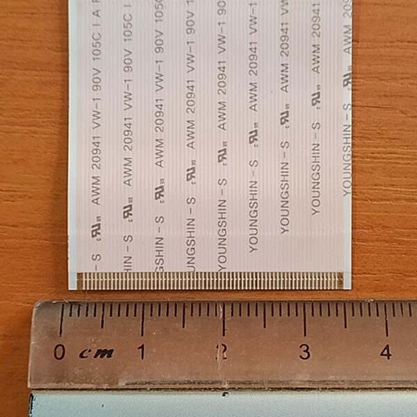 Cablu panglică YOUNGSHIN-S AWM 20941 VW-1 90V 105C A FT1FT2 -F- Halogen Free (5,4 Cm)